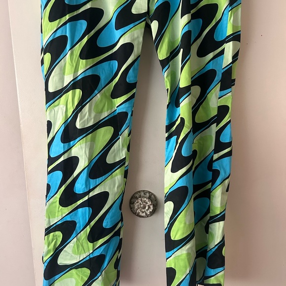 Loudmouth Blue and Green Men’s Pants, 34x30L - Picture 6 of 13